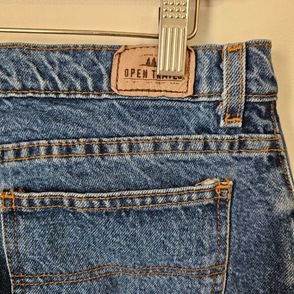 EUC VINTAGE OPEN TRAILS HIGH RISE TAPERED JEANS 100% COTTON SIZE 14 MEDIUM - Picture 11 of 15